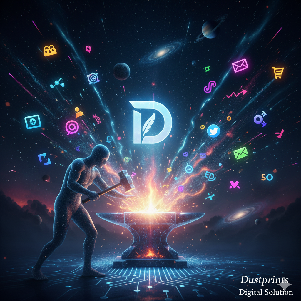 Dustprints brand assets social media toolkit templates