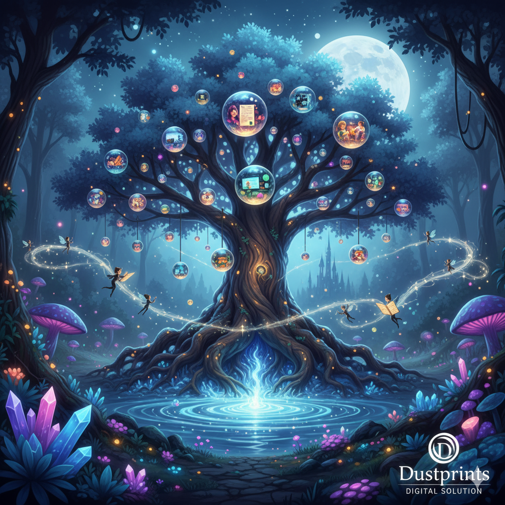 Dustprints Content Writing editorial calendar and workflow