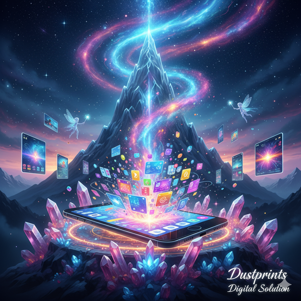 Dustprints mobile app development app store optimization ASO visuals