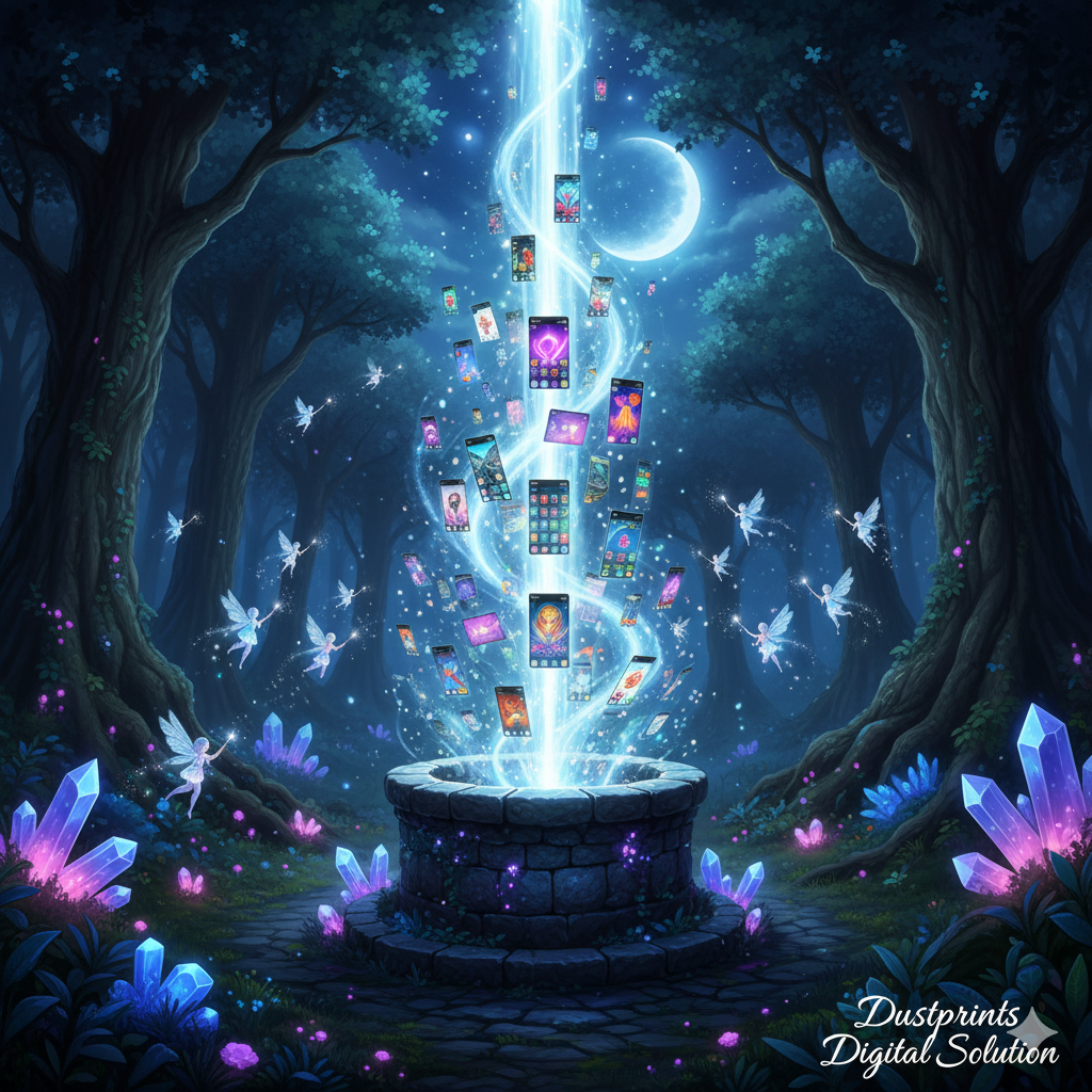 Dustprints mobile app development digital marketing hero banner