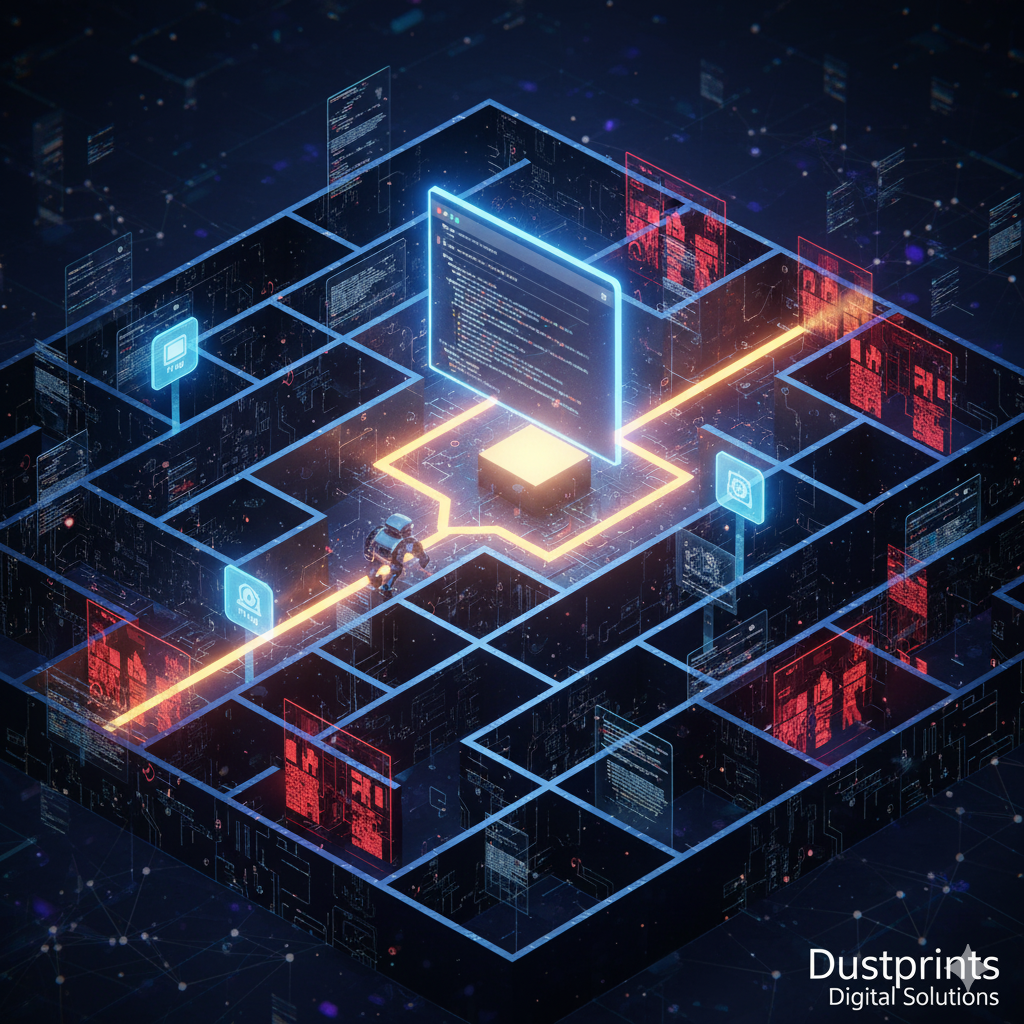 Dustprints Monthly On Page SEO strategy, technical SEO dashboard, and organic growth