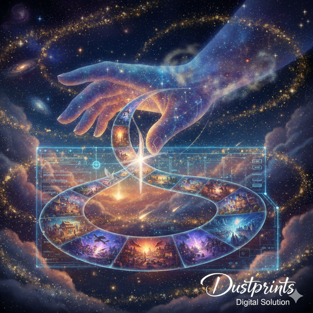 Dustprints video editing analytics KPI dashboards