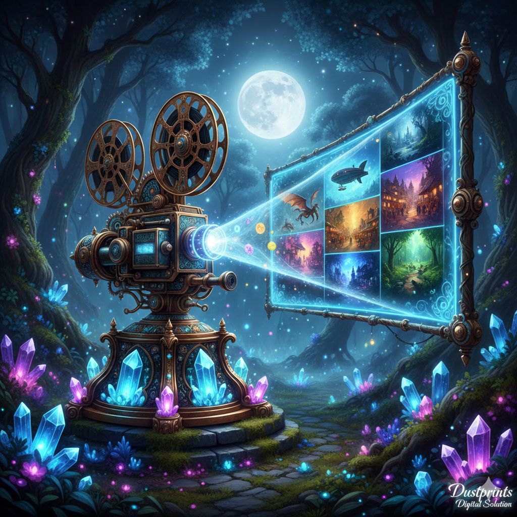 Graphic Design & Video Editing — Monthly retainer or Per-project Dustprints video editing digital marketing hero banner